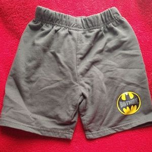 Batman Set (Shorts size 3t & Shirt size 4t, plain Gray Shorts arToddler Size 3 t